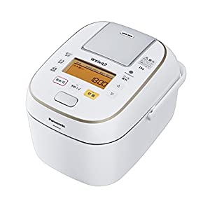 パナソニック 5.5合 炊飯器 剪断応力IH式 Wおどり炊き 白いこと SR-PW107-W(中古品)