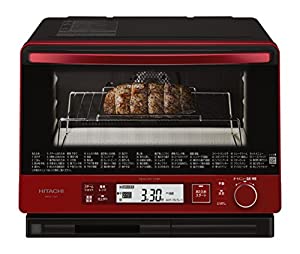 日立 ボイラー熱風式過熱水蒸気 オーブンレンジ ヘルシーシェフ 大容量30L 300℃熱風2段オーブン Wスキャン調理 MRO-TW1 R メタ