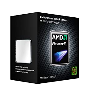 AMD CPU HDZ955FBGMBOX Phenom II X4 955 Black Edition 3.2GHz AM3 125W Retail [並行輸入品](中古品)