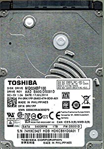 Toshiba MQ02ABF100 1TB AAD BA00/DS001D PHILIPPINES [並行輸入品](中古品)