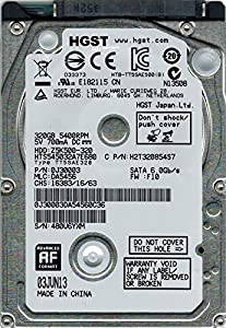 Hitachi HTS545032A7E680 P/N: 0J30003 MLC: DA5456 320GB [並行輸入品](中古品)