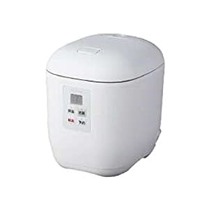 コイズミ 小型 炊飯器 ライスクッカーミニ タイマー取って置く 白いこと (0.5~1.5合) KSC-1512/W(中古品)