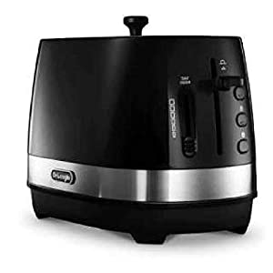 デロンギ (DeLonghi) アクティブ シリーズ ポップアップトースター CTLA2003J-BK(中古品)