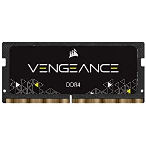 CORSAIR DDR4-2666MHz ノートPC用 メモリモジュール VENGEANCE シリーズ 16GB [16GB×1枚] CMSX16GX4M1A2666C18(中古品)