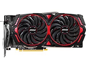 MSI オリジナルクーラー ARMOR MK2搭載 グラフィックスカード Radeon RX 580 ARMOR MK2 8G OC(中古品)