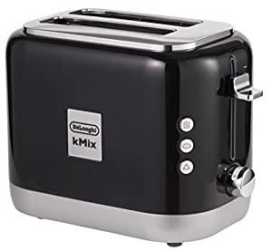 デロンギ(DeLonghi) ケーミックス ポップアップトースター 10枚~5枚切食パン対応 リッチブラック kMix TCX752J-BK(中古品)