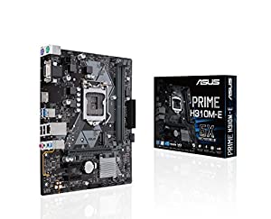 ASUS PRIME H310M-E - Intel Socket 1151 CPU用のmATXマザーボード(中古品)