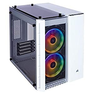 Corsair Crystal 280X RGB -White- キューブ型PCケース [RGBファン搭載モデル] CS7304 CC-9011137-WW(中古品)