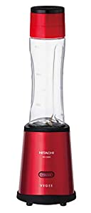 日立 パーソナルブレンダー 真空かくはん真空保存 レシピブック付き HX-C2000 R メタリックレッド(中古品)