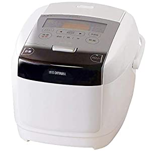 アイリスオーヤマ IH炊飯器 5.5合 IH式 銘柄量り炊き機能 極厚火釜 玄米 IH式 ホワイト RC-IC50-W(中古品)