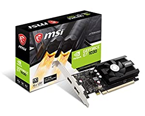 MSI GT 1030 2GD4 LP OCコンピューターグラフィックスカード(中古品)