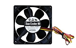 SanCooler 80 9AH0812P4H031 山洋電気 冷却ファン DC12V/0.11A(中古品)