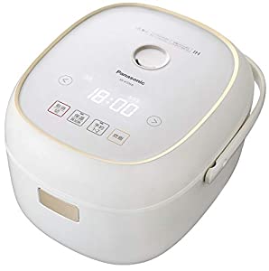 パナソニック 炊飯器 3.5合 ひとり暮らし IH式 ホワイト SR-KT068-W(中古品)