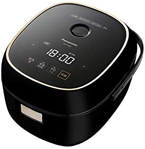 パナソニック 炊飯器 3.5合 ひとり暮らし IH式 ブラック SR-KT068-K(中古品)