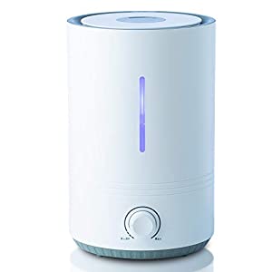 加湿器 超音波加湿器 6畳用 上から給水 大容量 4.5L オフィス おしゃれ 超音波式加湿器 上部給水式 アロマ加湿器 静音 省エネ 節