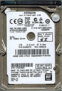 日立HTS541010A9E662 P/N: 0J26273 MLC: DA5218 MAC 655-1751B 1TB (認定再生品)(中古品)