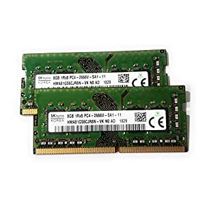 純正OEM ノートパソコン SK Hynix Ram HMA81GS6CJR8N-VK 16GB (2X8GB) PC4-21300 DDR4-2666MHz Non-ECC Unbuffered CL19 260-Pin