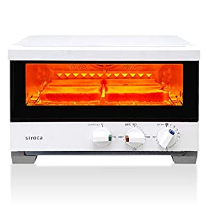 siroca プレミアムオーブントースター すばやき(4枚) ST-4A251 ホワイト [瞬間発熱/ノンフライ調理/コンベクション/オーブン/惣