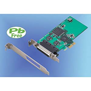 Contec DTx Inc COM-4C-LPE 4チャンネル RS-232C シリアルI/Oボード ロープロファイルサイズ PCI Express用(中古品)