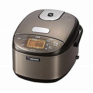 象印 IH炊飯ジャー 3合炊き 炊飯器 極め炊き NP-GV05-XT ステンレスブラウン(中古品)