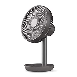 ルーメナー(LUMENA) コードレス扇風機 【最大20時間使用可能】ブラック LUMENA-FS-BK(中古品)