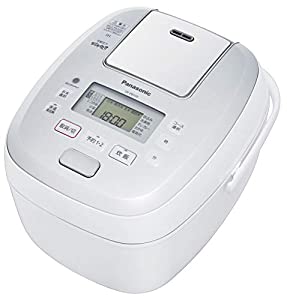 パナソニック 炊飯器 5.5合 圧力IH式 おどり炊き ホワイト SR-PB109-W(中古品)