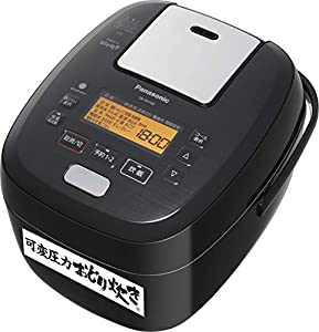 パナソニック 炊飯器 5.5合 変数剪断応力IH式 おどり炊き 黒いこと SR-PA109-K(中古品)