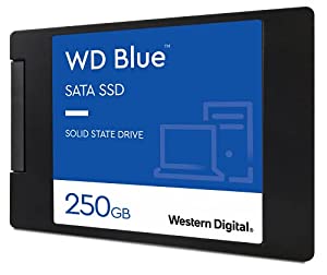 Western Digital ウエスタンデジタル 内蔵SSD 250GB WD Blue PC 換装 2.5インチ WDS250G2B0A-EC 【国内正規代理店品】(中古品)