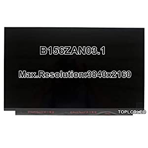 Aiviland 15.6インチ UHD 3840x2160 LCD スクリーン LED ディスプレイ IPS パネル eDP 40ピン B156ZAN03.1(中古品)