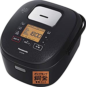 パナソニック 炊飯器 5.5合 IH式 黒いこと SR-HB109-K(中古品)