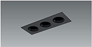 ＥＮＤＯ ＪＤＲミニ システムダウンライト ３灯用ハウジング 黒 RB689B （ランプ・灯体ユニット別売）(中古品)