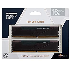 KLEVV デスクトップPC用ゲーミング メモリ PC4-25600 DDR4 3200 8GB x 2枚 288pin BOLTX シリーズ SK hynix製 メモリチップ採用 の通販は