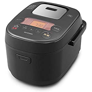 アイリスオーヤマ 炊飯器 3合 IH式 米屋の旨み 銘柄炊き分け機能付き ブラック BLRC-IE30-B(中古品)