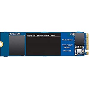 WD Bulk WDS500G2B0C 青味 SN550 500 GB ソリッドステート運転 - M.2 2280 内蔵型 - PCI Express 3.0 x4(中古品)