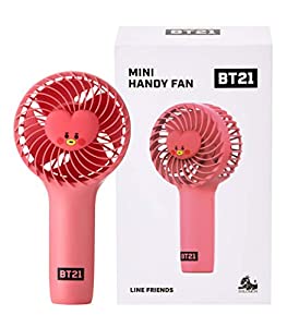【公式】BT21 ミニ携帯扇風機 MINI HANDY FAN 2020年 新バージョン ハンディファン ストラップ付 扇風機 夏 涼しい 3段階 パワフ