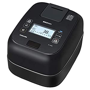 TOSHIBA 真空圧力IHジャー炊飯器 炎匠炊き (5.5合炊き) グランブラック RC-