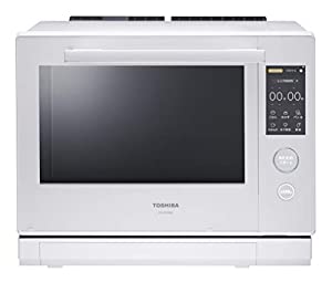 東芝(TOSHIBA) 過熱水蒸気オーブンレンジ 30L 石窯ドーム ER-VD7000(W) グランホワイト(中古品)