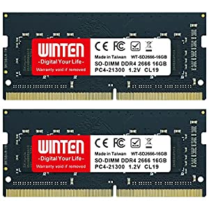 ノートPC用 メモリ 32GB(16GB×2枚) PC4-21300(DDR4 2666) WT-SD2666-D32GB【製品5年保証】DDR4 SDRAM SO-DIMM Dual 内蔵メモリ