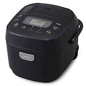 アイリスオーヤマ 炊飯器 3合 マイコン式 40銘柄炊き分け機能 極厚火釜 玄米 2020年モデル ブラック RC-ME30-B(中古品)