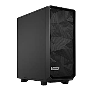 Fractal Design Meshify 2 Compact Black ミドルタワーPCケース メッシュデザイン採用 ソリッドパネルモデル FD-C-MES2C-01 CS77