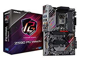 ASRock マザーボード Z590 PG Velocita Intel 10世代 ・ 11世代 CPU (LGA1200) 対応 Z590 ATX マザーボード 【国内正規代理店品