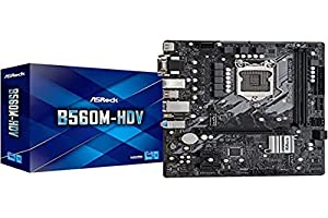 ASRock マザーボード B560 M-HDV Intel 10世代 ・ 11世代 CPU ( LGA1200 ) 対応 B560 Micro ATX マザーボード 【国内正規代理店