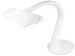 ジェントス LEDデスクライト 【明るさ 1300ルーメン】 ルミサス DK-R106WH ANSI規格準拠 ホワイト(中古品)