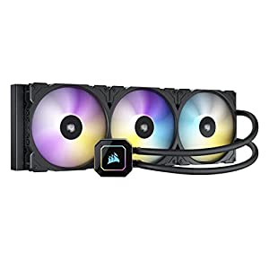 CORSAIR iCUE H170i ELITE CAPELLIX 水冷式 CPU クーラー - 33 のダイナミックな RGB LED - 140mm ファン - 420mm ラジエーター