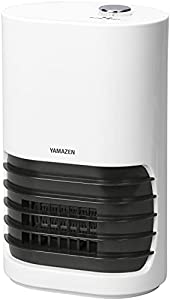 [山善] セラミックヒーター ミニタイプ 速暖 転倒OFFスイッチ付 ホワイト DMF-B064(W)(中古品)