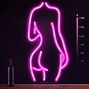 IMEGINAネオンサイン?ネオンライト?明るさ調整可能のLEDインテリアライト?ネオン管?USB給電?バー?カフェ?居酒屋?クラブ