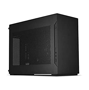 LIANLI PCIe 4.0対応 スモールフォームファクターPCケース A4-H2O ブラック Mini-ITX対応 最大322mmトリプルスロットGPU搭載可能