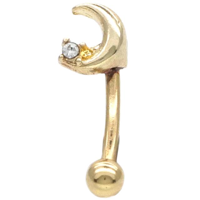 クリスタル バックカービング ピアス ボディピアス body pierce 16G 軟骨 かわいい おしゃれ