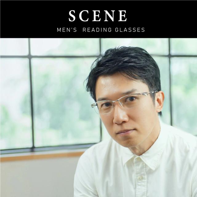 老眼鏡 おしゃれ メンズ かっこいい メガネ リーディンググラス メタル  