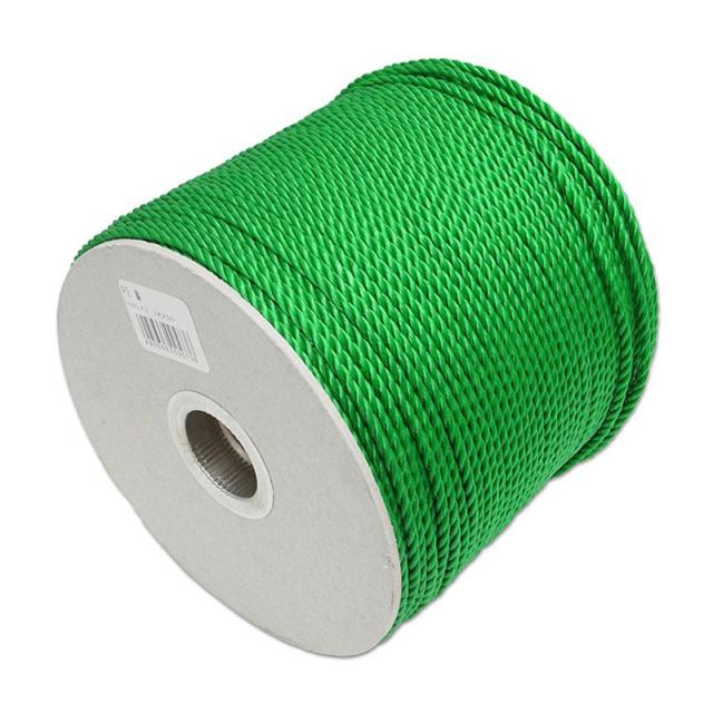PEロープ グリーン 3mm×200m 三友産業 (HR-573)